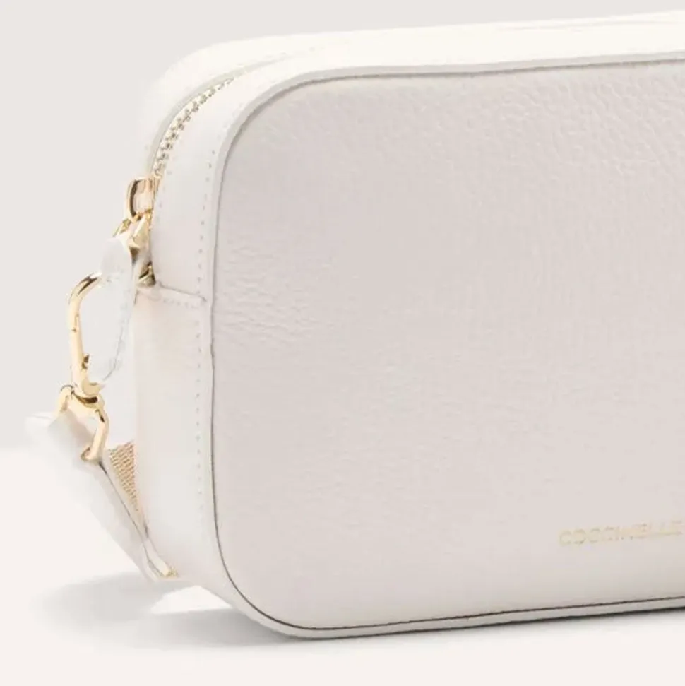 Borsa Donna a Tracolla COCCINELLE Linea Tebe Colore Blanco - E5MN555I101