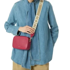 Borsa Donna a Tracolla COCCINELLE Linea Tebe Colore Sangria - E5MN555I101