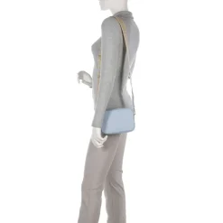 Borsa Donna a Tracolla COCCINELLE Linea Tebe Colore Mist Blue - E5MN555I101