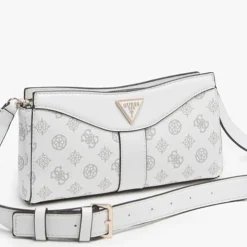 Borsa Donna a Tracolla GUESS Linea Dorys Colore White Logo