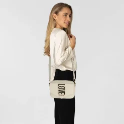 Borsa Donna a Tracolla LOVE MOSCHINO linea Lovebug Avorio