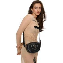 Borsa Donna a Tracolla LOVE MOSCHINO linea Heart Plaque Nera