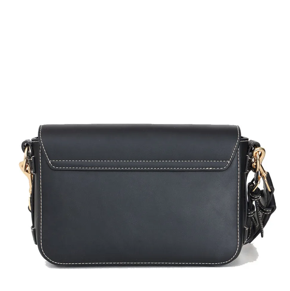 Borsa Donna a Tracolla LOVE MOSCHINO linea Logo Eyelet Nera