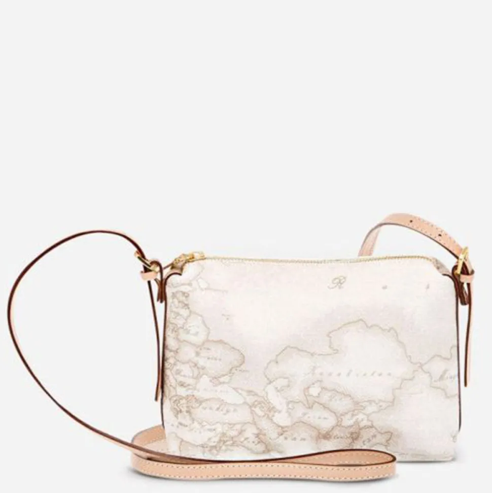 Borsa Donna a Tracolla Piccola 1A Classe Alviero Martini Geo White D027