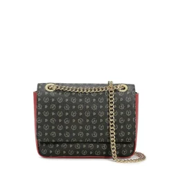 Borsa Donna a Tracolla POLLINI linea Heritage Logo Classic Nero e Lacca