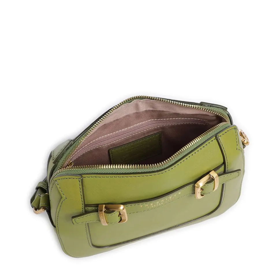 Borsa Donna a Tracolla THE BRIDGE linea Gaia in Pelle Verde Pistacchio