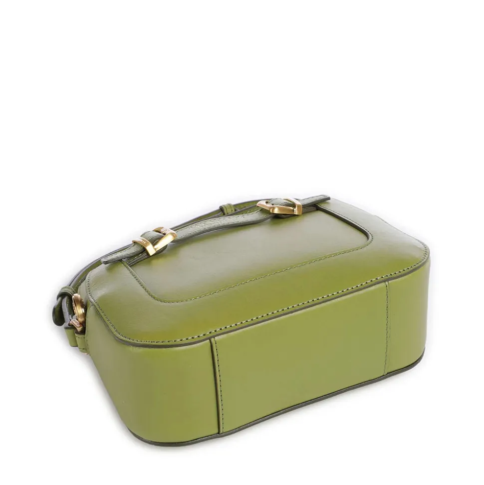 Borsa Donna a Tracolla THE BRIDGE linea Gaia in Pelle Verde Pistacchio