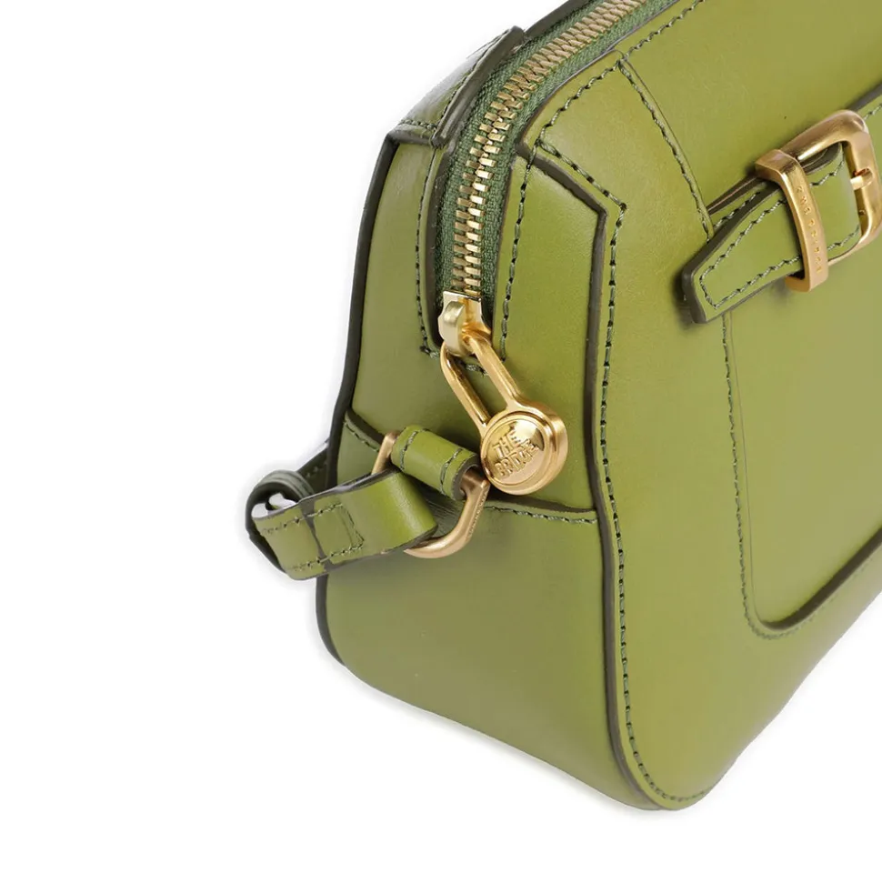 Borsa Donna a Tracolla THE BRIDGE linea Gaia in Pelle Verde Pistacchio