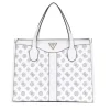 Borsa Donna GUESS a Mano con Tracolla Linea Silvana Colore White Logo