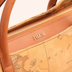 Borsa Donna Media a Mano con Tracolla 1A Classe Alviero Martini linea Geo Classic E004