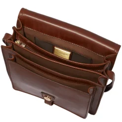 Borsa Donna Media con Pattina a Tracolla THE BRIDGE linea Story in Pelle Marrone