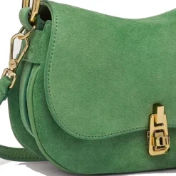 Borsa Donna Mini a Mano COCCINELLE in Pelle Linea Magie Suede Colore Peppermint