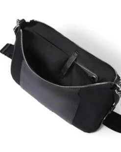 Borsa Donna PIQUADRO linea Circle in Tessuto Riciclato e Pelle Nera - BD6657W92T