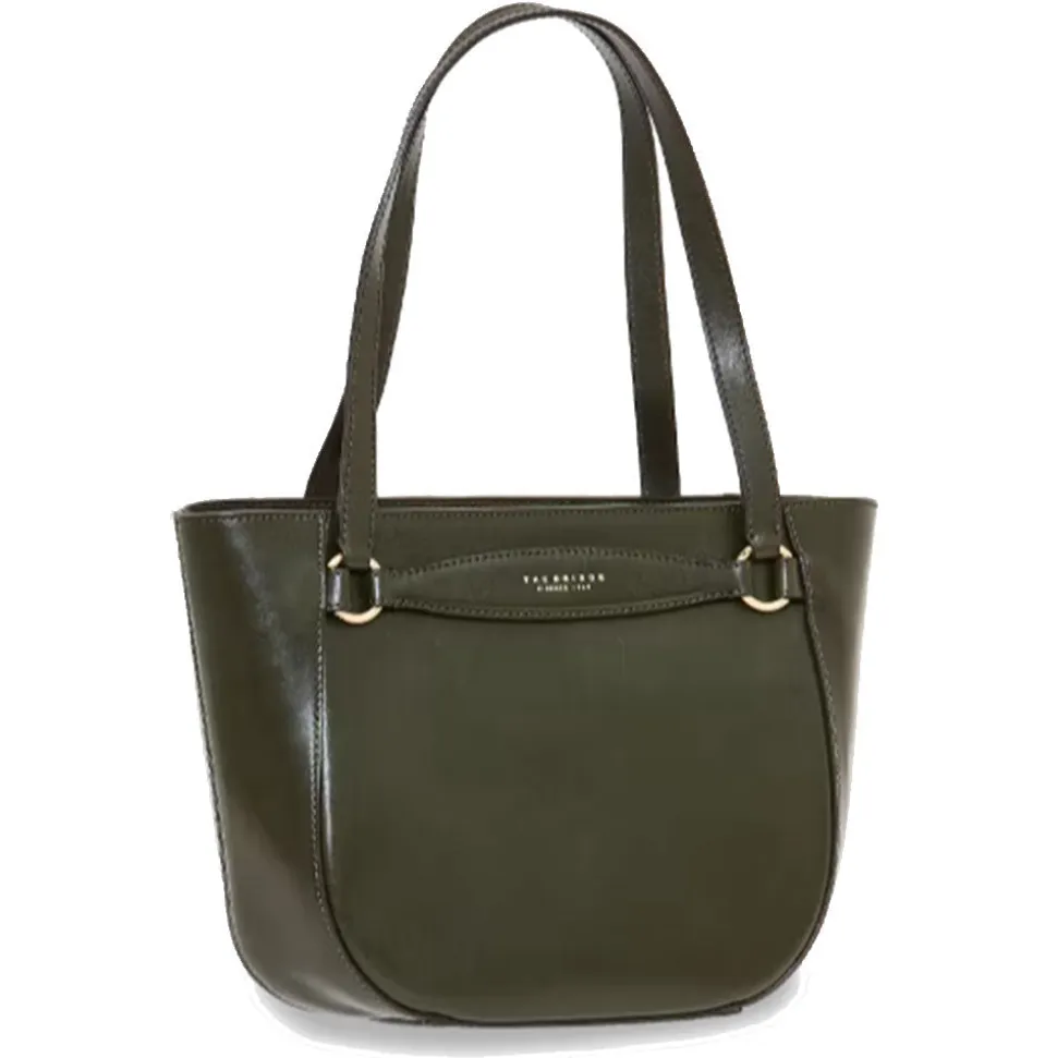 Borsa Donna Shopper THE BRIDGE linea Bettina in Pelle Verde Tirolo
