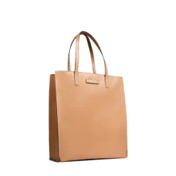 Borsa Donna Shopper Verticale THE BRIDGE linea Mirra in Pelle color Marzapane