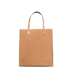 Borsa Donna Shopper Verticale THE BRIDGE linea Mirra in Pelle color Marzapane