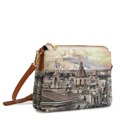 Borsa Donna Y NOT a Tracolla Tre Scomparti YES-399 Etnea