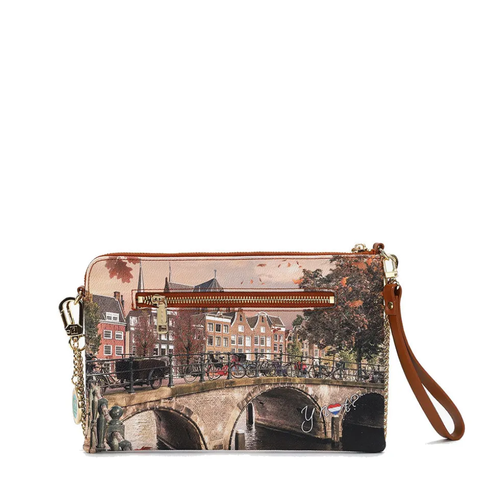 Borsa Donna Y NOT Pochette con Tracolla YES-303 Autumn River