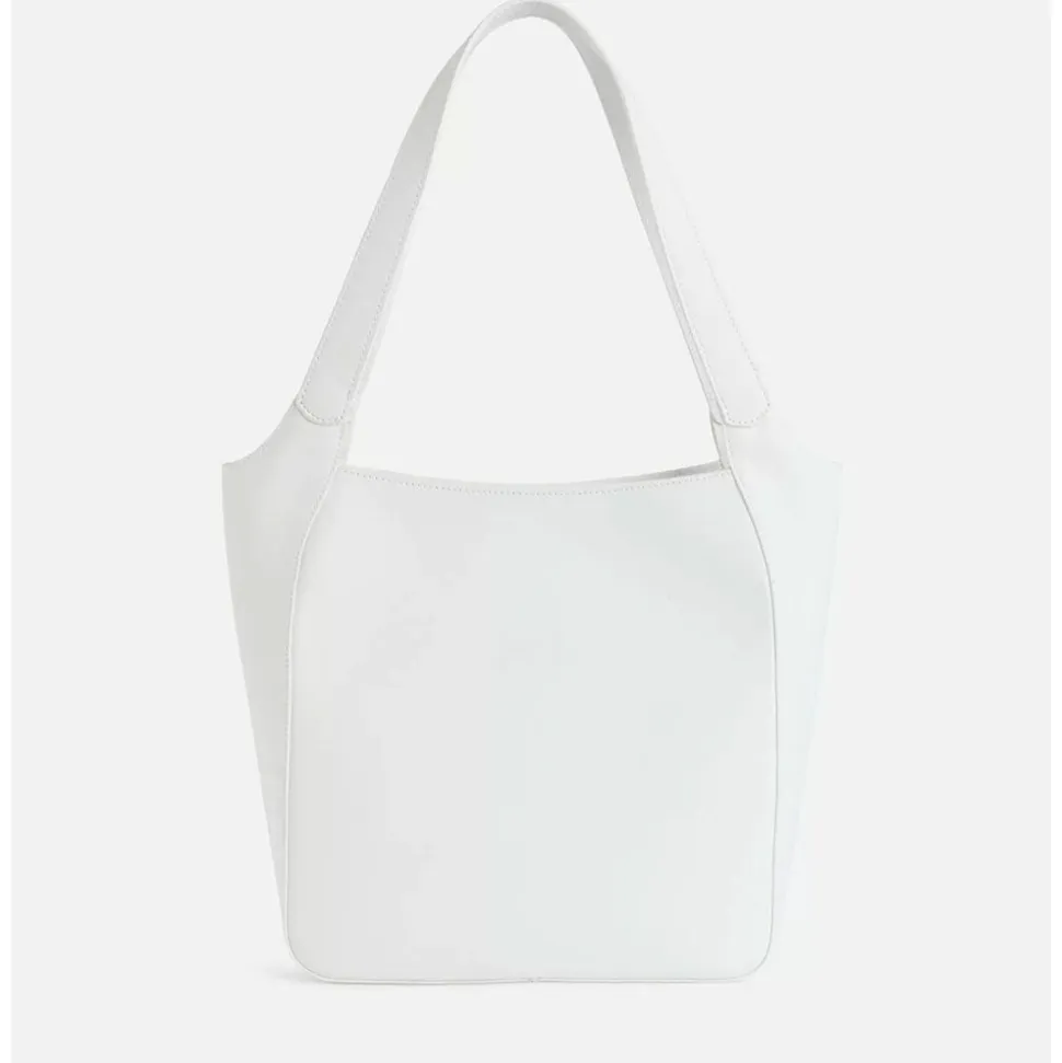 Borsa Sottospalla 1A Classe Alviero Martini linea Geo Mirage in Tessuto Gommato Bianco LC66