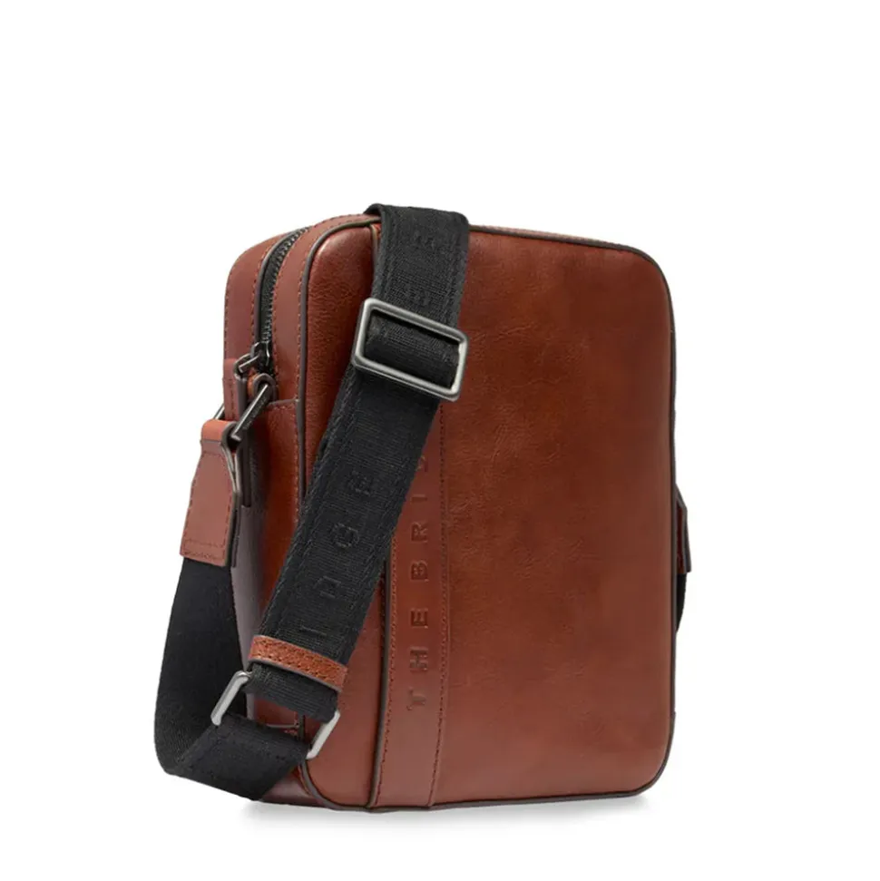 Borsello Small THE BRIDGE linea Giacomo in Pelle Marrone