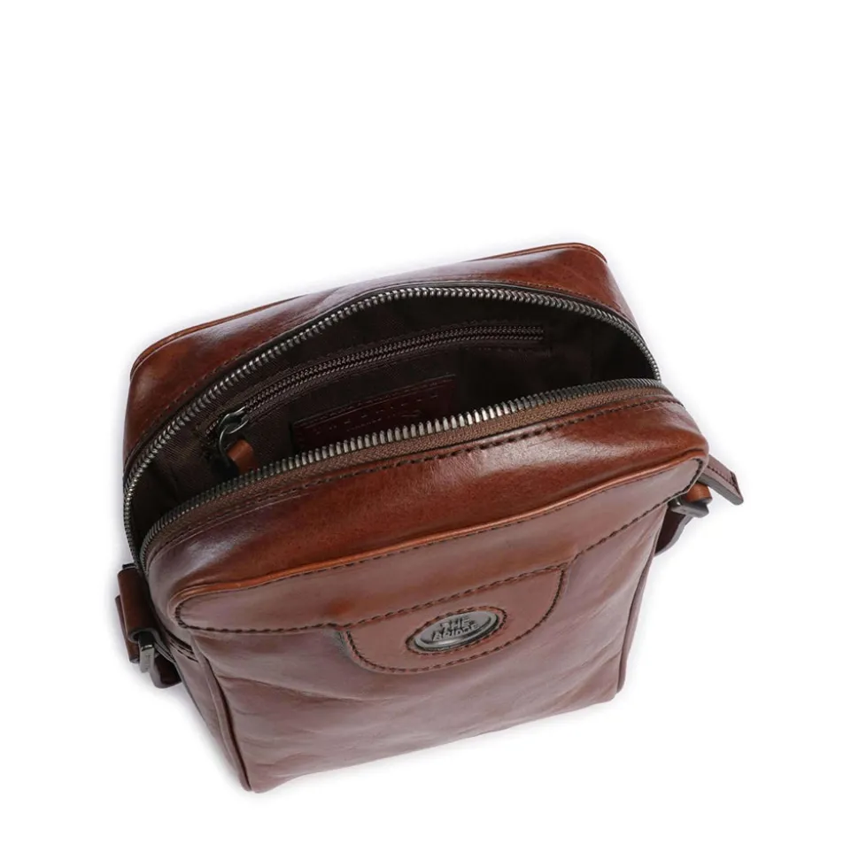 Borsello Uomo THE BRIDGE linea Fabio in Pelle Marrone