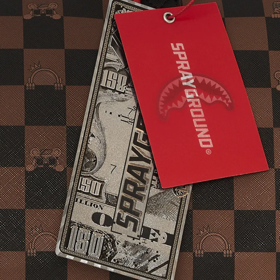 Borsone SPRAYGROUND stampa Peeking Character Check