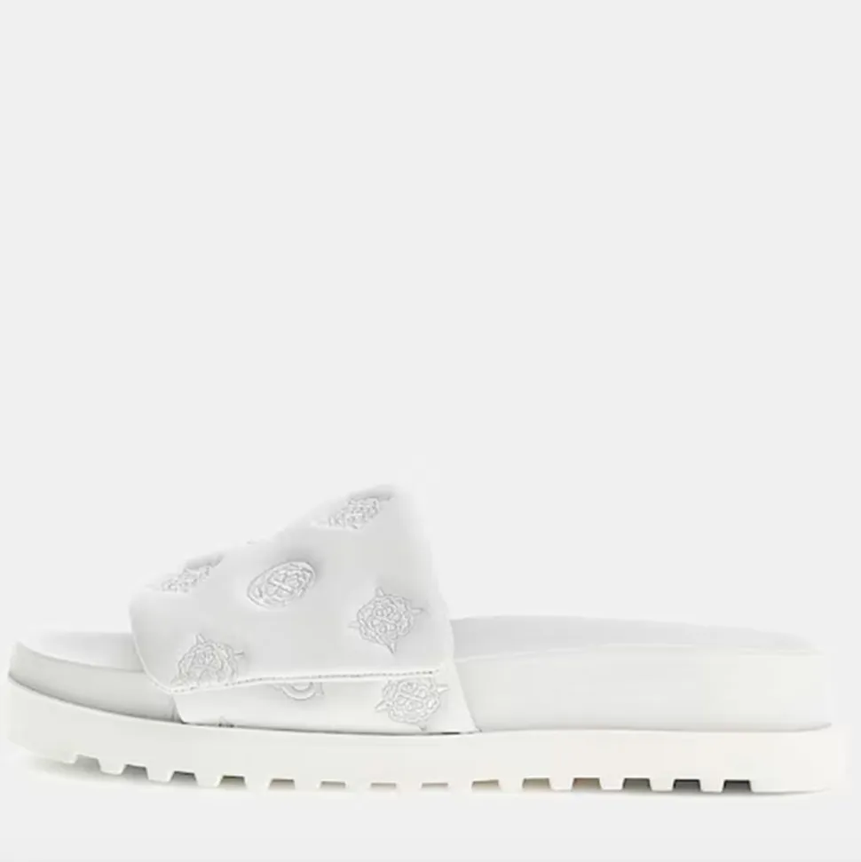Ciabatte Donna GUESS Linea Fabio Colore White