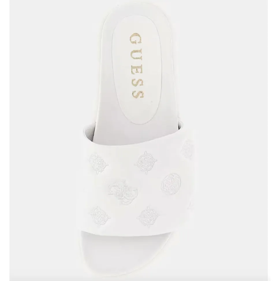Ciabatte Donna GUESS Linea Fabio Colore White