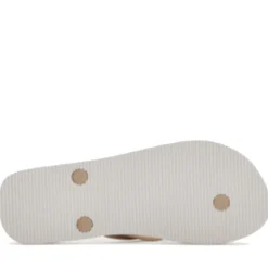 Ciabatte Donna Infradito ARMANI EXCHANGE Colore Off White - Wood Grain