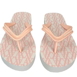 Ciabatte Donna Infradito ARMANI EXCHANGE Colore Off White - Light Rose