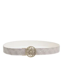 Cintura Donna GUESS Reversibile Colore Bone Logo Linea Noelle