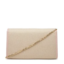 Clutch con Tracolla LOVE MOSCHINO in Canvas Rosa