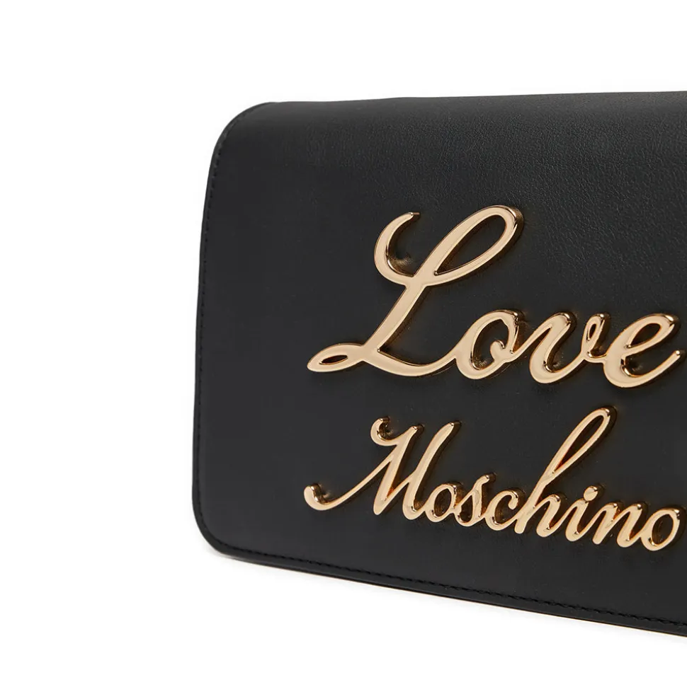 Clutch Donna a Tracolla LOVE MOSCHINO linea Lovely Chain colore Nero