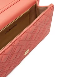 Clutch Donna con Tracolla LOVE MOSCHINO linea Smart Daily Quilted Corallo