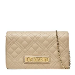 Clutch Donna con Tracolla LOVE MOSCHINO linea Smart Daily Quilted Avorio