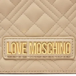 Clutch Donna con Tracolla LOVE MOSCHINO linea Smart Daily Quilted Avorio
