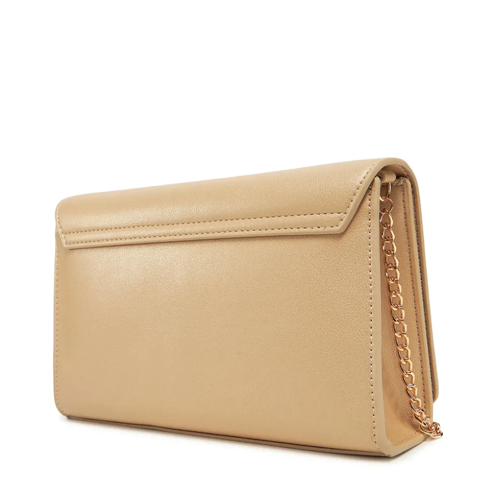 Clutch Donna LOVE MOSCHINO linea Smart Daily Bag Lettering Logo Metallic Gold