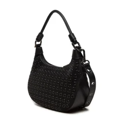 Hobo Bag a Mano LOVE MOSCHINO linea Glam Up Nera con Logo Canna di Fucile