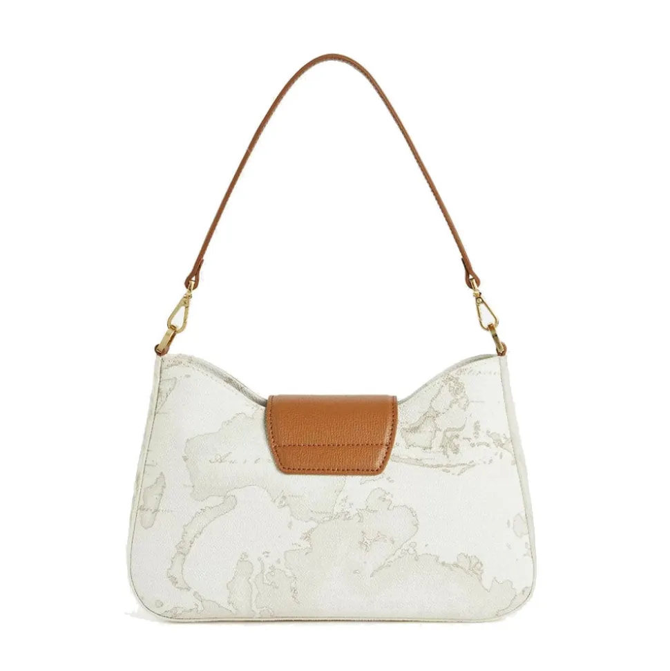 Hobo Bag con Tracolla 1A Classe Alviero Martini linea Gold Touch Geo White LC05