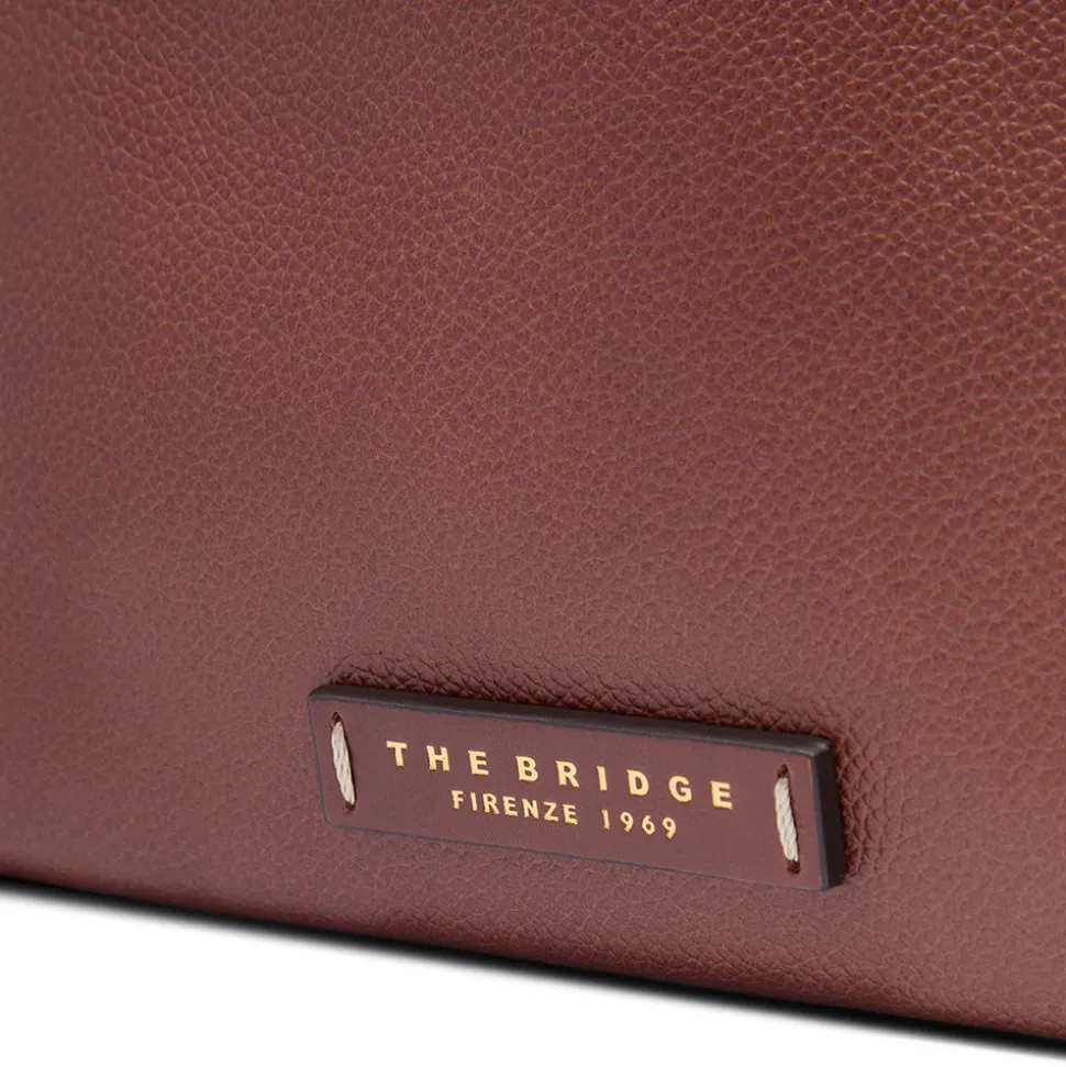 Hobo Bag Donna THE BRIDGE linea Gemma in Pelle Marrone