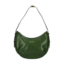 Hobo Bag Media THE BRIDGE linea Federica in Pelle Verde