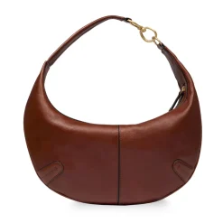 Hobo Bag Media THE BRIDGE linea Flavia in Pelle Marrone