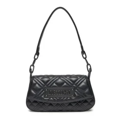 Hobo Bag Trapuntata LOVE MOSCHINO linea Lettering Logo colore Nero con Logo Canna di Fucile
