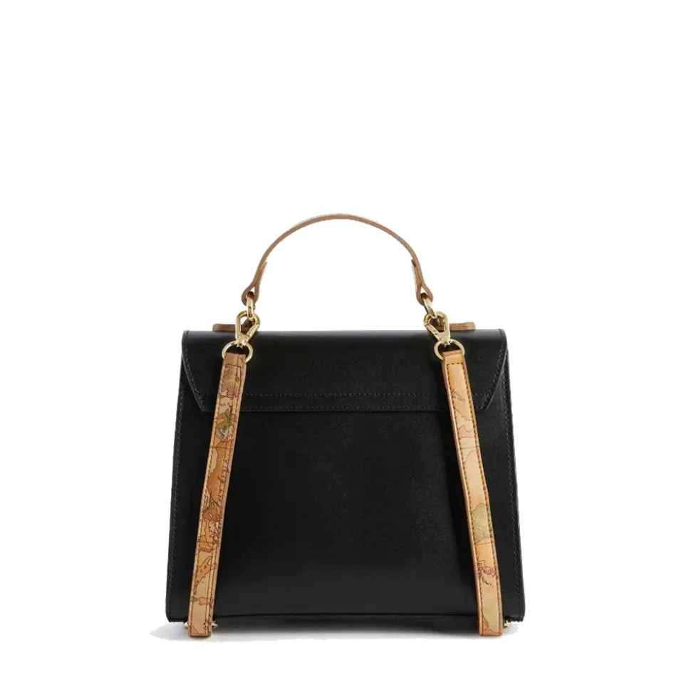 Mini Tote 1A Classe Alviero Martini linea Elegance Coast in Pelle Nera LC07