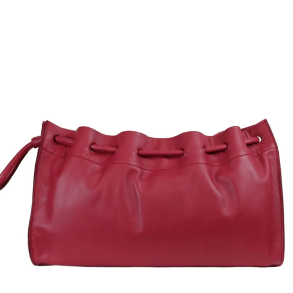 Pochette Donna COCCINELLE in Pelle Liscia Linea Isabella Colore Sangria