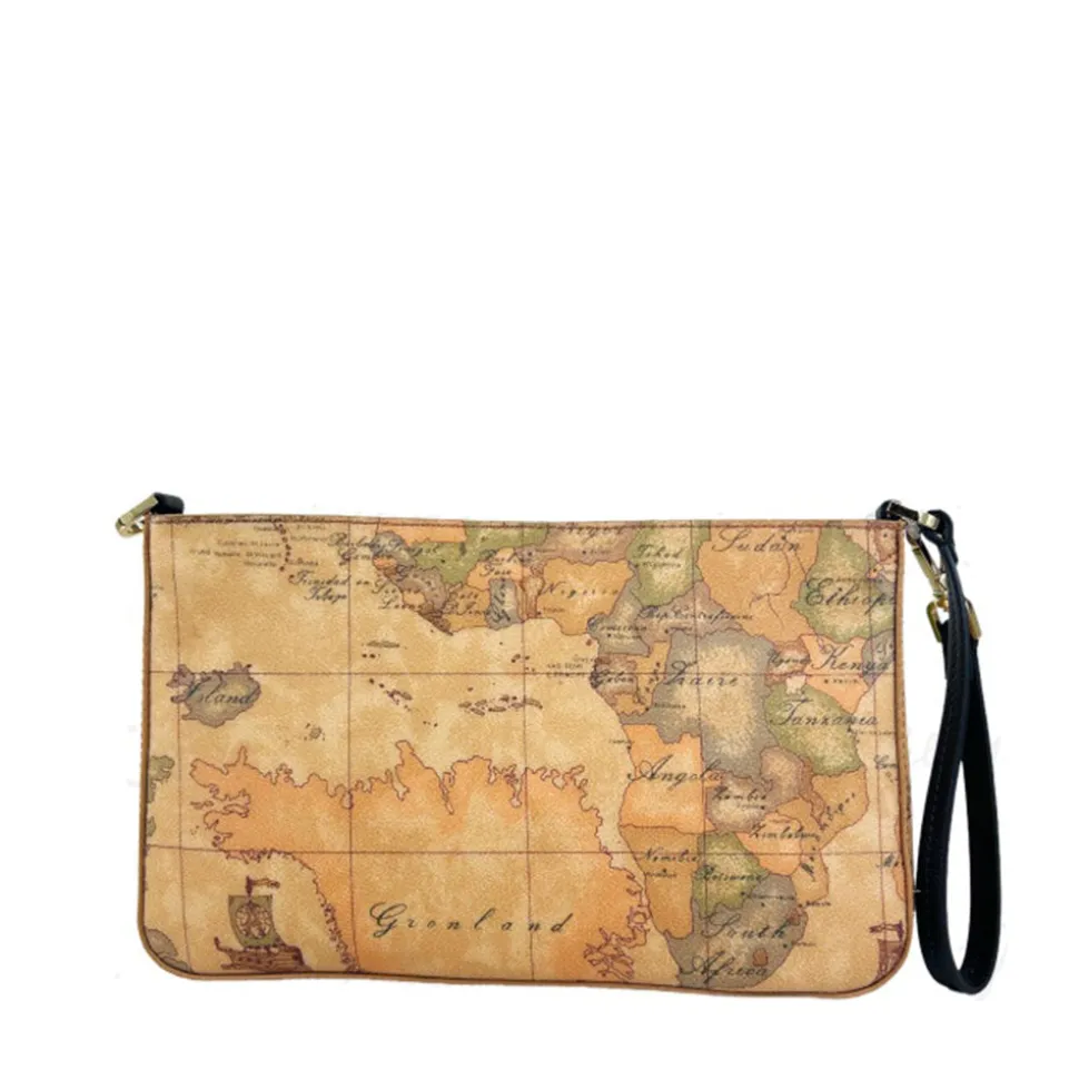 Pochette Donna con Manichetto 1A Classe Alviero Martini linea 3D Geo colore Geo Classic e Nero PN71