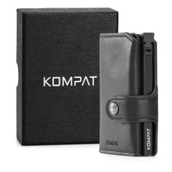 Portacarte KOMPAT linea Kompat X con RFID Colore Blu Jazz