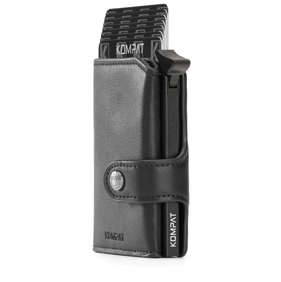 Portacarte KOMPAT linea Kompat X con RFID Colore Nero Carbon