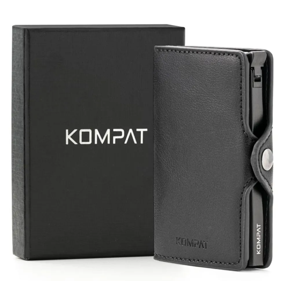 Portacarte KOMPAT linea Kompat S con RFID Colore Marrone Caffè