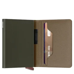 Porta Carte SECRID linea Liba colore Green Orange con RFID